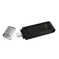 MEMORIA KINGSTON 128GB USB-C 3.2 GEN 1 ALTA VELOCIDAD / DATATRAVELER 70 NEGRO MEMORIA KINGSTON 128GB USB-C 3.2 GEN 1 ALTA VELOCIDAD / DATATRAVELER 70 NEGRO